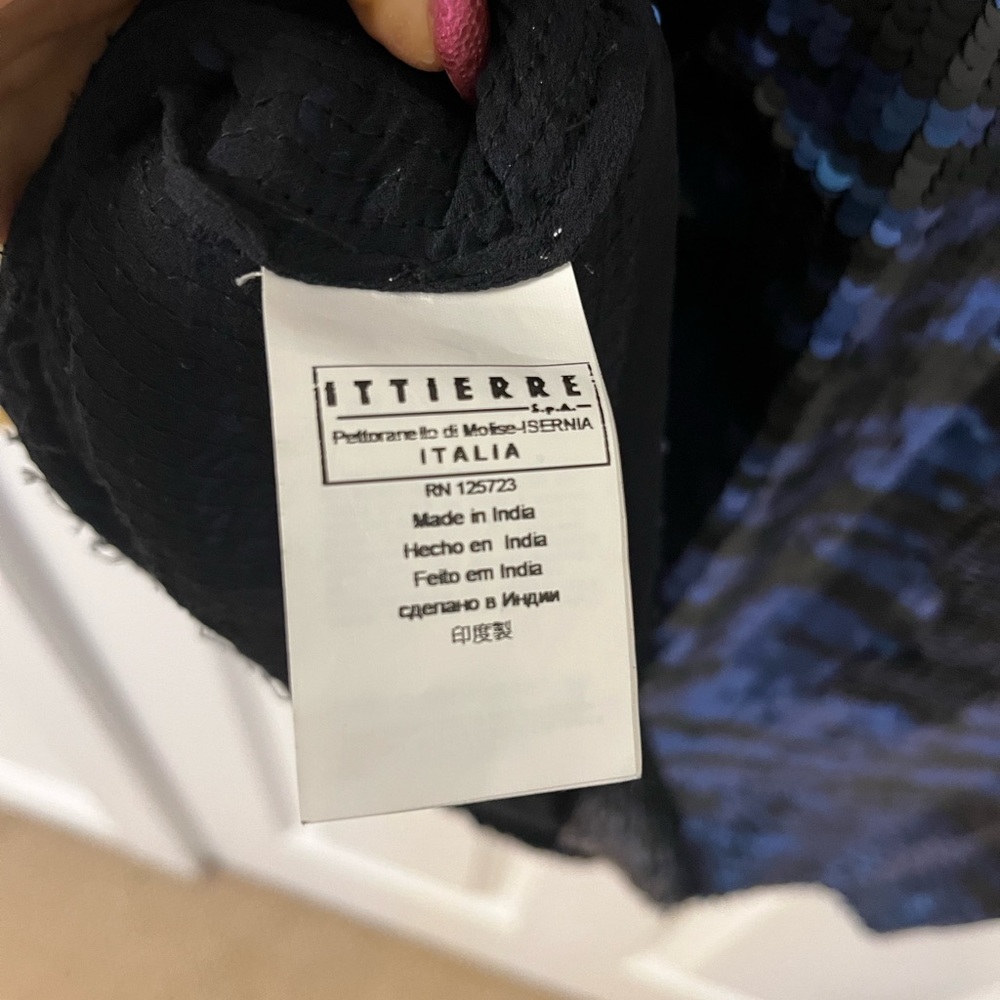 Pierre Balmain Sequin Zebra Stripe Tunic - image 7